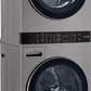 27 Inch Smart Electric Laundry Center with 4.5 Cu. Ft. Washer Capacity, 7.4 Cu. Ft. - LG - WKE100HVA