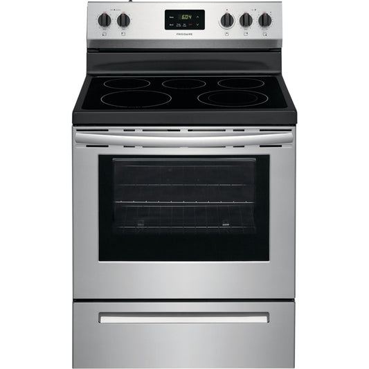 5.3 CuFt Electric Smoothtop Range in Stainless Steel With SpaceWise® Expandable Elements - FRIGIDAIRE - FCRE3052ASJ