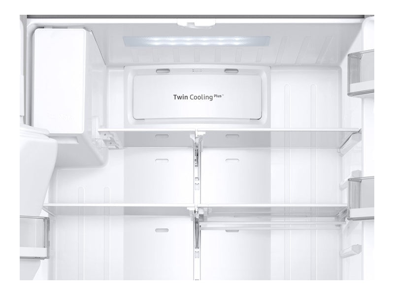 23 cu. ft. 3-Door French Door, Counter Depth Refrigerator with CoolSelect Pantry™ in Stainless Steel - Samsung - RF23R6201SR