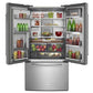 23.8 cu. ft. 36" Counter-Depth French Door Platinum Interior Refrigerator with PrintShield™ Finish - KITCHENAID - KRFC704FPS