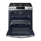 6.0 cu ft. Smart Slide-in Gas Range with Flex Duo™, Smart Dial & Air Fry in Stainless Steel - SAMSUNG - NX60T8751SS/AA
