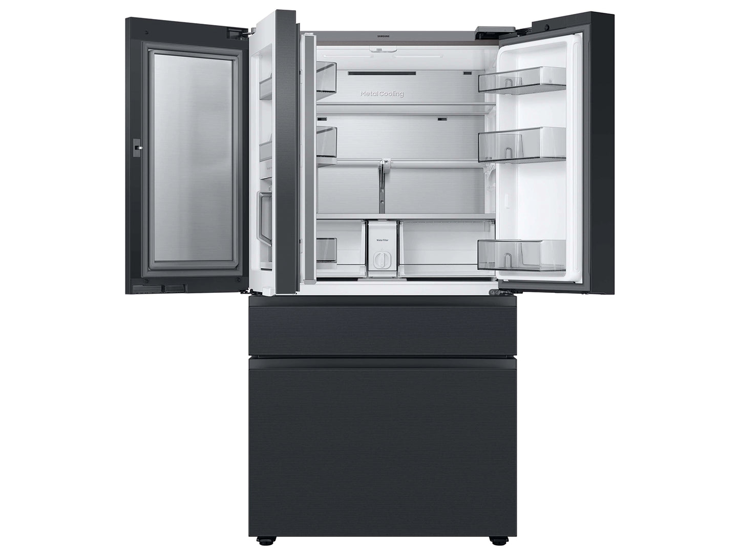 23 cu. ft. Smart BESPOKE 4-Door French-Door Refrigerator - SAMSUNG - RF23BB8908MAA