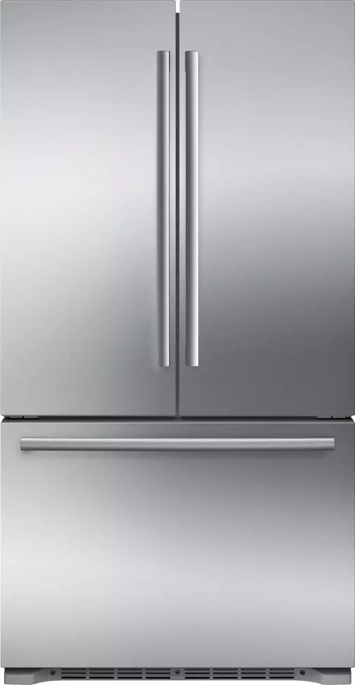 800 Series French Door Bottom Mount Refrigerator 36'' Easy clean stainless steel - BOSCH - B21CT80SNS