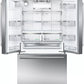800 Series French Door Bottom Mount Refrigerator 36'' Easy clean stainless steel - BOSCH - B21CT80SNS