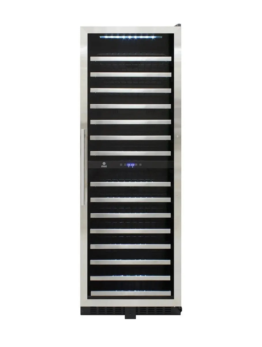24 inch Wine Coolers with Dual-Zone Digital Control Panel feature - VINOTEMP - EL-142SDST