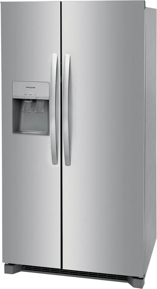 36 Inch Freestanding Side by Side Refrigerator with 25.6 Cu. Ft. Total Capacity - FRIGIDAIRE - FRSS2623AS