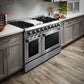 48 Inch 6 Burner Professional Gas Range - THOR Kitchen - HRG4808U