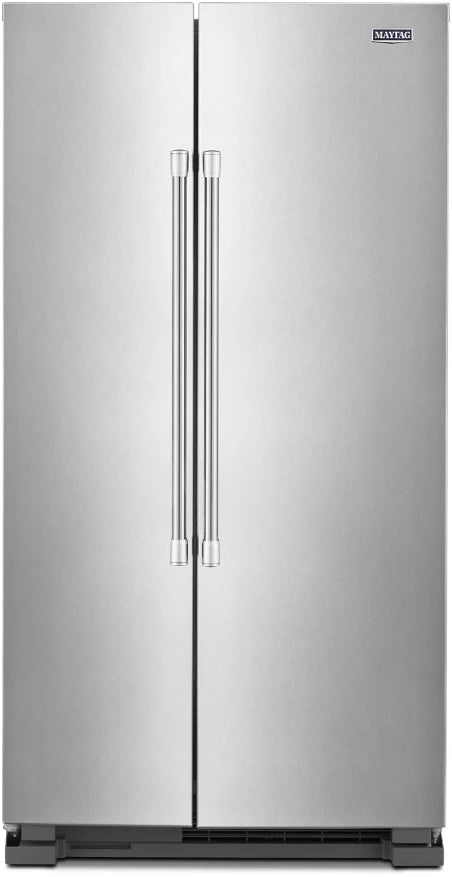 36 Inch Freestanding Side by Side Refrigerator with 24.9 Cu. Ft. Total Capacity - MAYTAG - MSS25N4MKZ