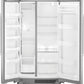 36 Inch Freestanding Side by Side Refrigerator with 24.9 Cu. Ft. Total Capacity - MAYTAG - MSS25N4MKZ