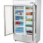 Premium Levella - 29 Cu. Ft. 2-Door Commercial Refrigerator with Glass Display - PRN290DX - Premium