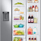 36 Inch Counter Depth Freestanding Side by Side Smart Refrigerator with 22 Cu. Ft. Total Capacity - SAMSUNG - RS22T5201SR