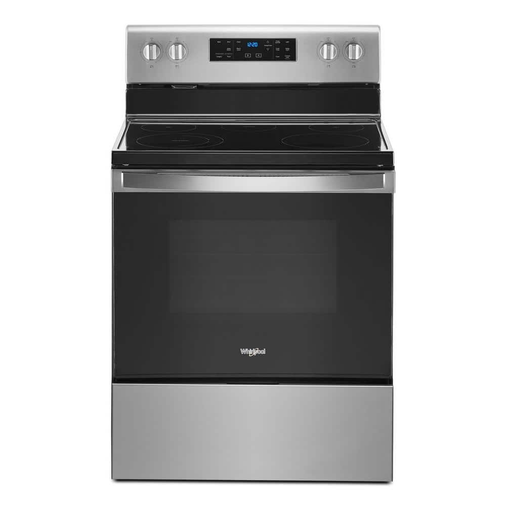 30 in. 5.3 cu. ft. Electric Range with 5 - Whirlpool - WFE525S0JS3