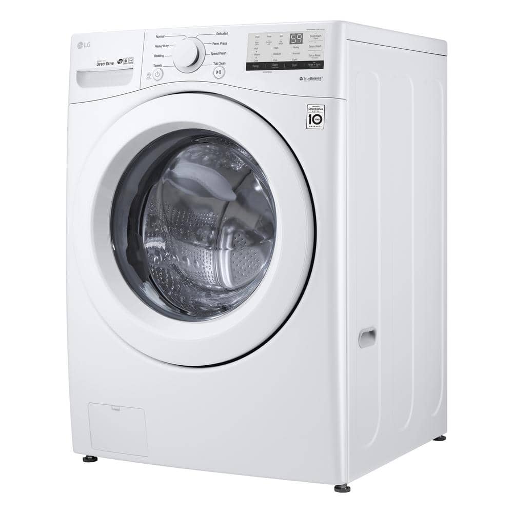 4.5 cu. ft. Large Capacity High Efficiency Stackable Front Load Washer in White - LG Electronics - WM3400CW