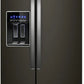 36-inch Wide Side-by-Side Refrigerator - 28 cu. ft. - WHIRLPOOL + WRS588FIHV